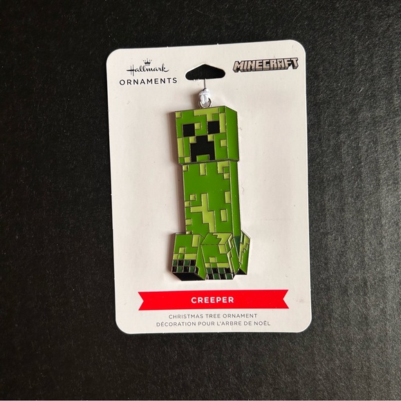 Minecraft Creeper Hallmark Christmas Tree Ornament Holiday Hanging Decor Gaming - Picture 1 of 8
